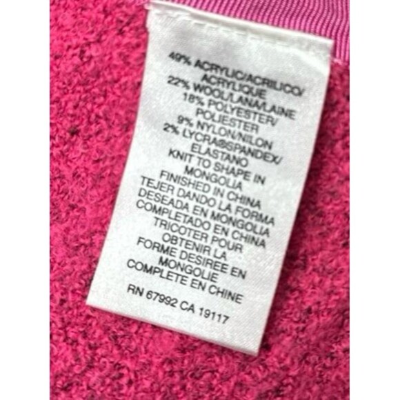 Sigrid Olsen Wool blend fringe button down jacket size small petite - Picture 11 of 11